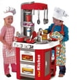 thumbnail image 4 of Cocinita Cocina Infantil Juguete Para Niños Lumax 922-48A Luz y sonido, 4 of 5