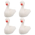 thumbnail image 4 of MRLESS 4pcs Mini Resin Goose Figurine Tiny Goose Statues For Micro Landscape Decoration Mini Goose Desktop Ornament Animal Models, 4 of 9