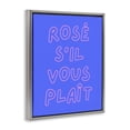thumbnail image 3 of Stupell Industries Contemporary Rosé Please Phrase Gray Floating Frame Canvas Art, 25 x 31, by House of Lulu, 3 of 8
