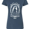 thumbnail image 3 of Wicked - Elphaba Silhouette - Juniors Fitted Graphic T-Shirt, 3 of 5