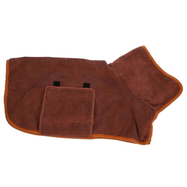 Serviette de Bain pour Chien Super Absorbante et Séchage Rapide pour Grands Animaux Serviette de Toilettage Café
