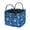 Blue Tribal Turtle Print, variant on Garronmavis Quilted Laundry Basket with Built-in Carry Handles, Ladybug Print Foldable Fabric Storage Hamper, Multi-Use Organizer for Dirty Clothes, Blankets, Nursery Baby Items