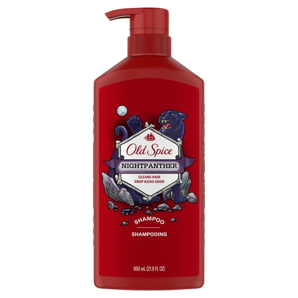 Old Spice Shampoo for Men, Night Panther, 21.9 fl oz