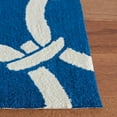 thumbnail image 3 of SAFAVIEH Four Seasons Soren Geometric Polyester Area Rug, Navy/Ivory, 3'6" x 5'6", 3 of 8