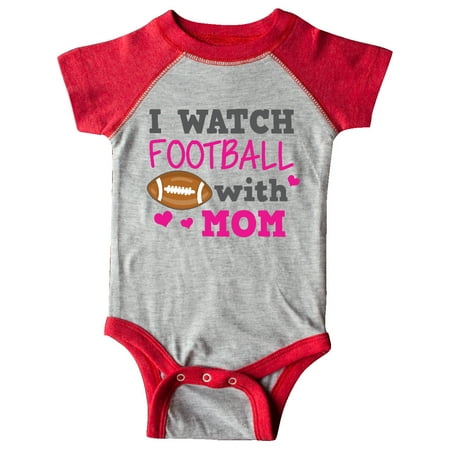 

Inktastic I Watch Football with My Mom Gift Baby Girl Bodysuit