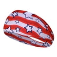 thumbnail image 2 of Certgust Hot Sales Wide Head Scarf for Women Sports Wicking Elastic Headband for Independence Day Head Wraps for Women, 2 of 4