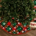 thumbnail image 5 of HomeKingdee Tree Skirt Christmas Tree Skirts Rustic Farmhouse Xmas Mat for Holiday Festival Party Decor, 5 of 6