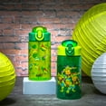 thumbnail image 5 of Zak Designs 2pc 16 oz Teenage Mutant Ninja Turtles Kids Water Bottle Plastic with Easy-Open Locking Spout Cover for Travel, TMNT, 5 of 7