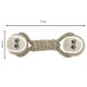 thumbnail image 3 of Juguete para perros perfecto para cualquier perro grande o pequeño, especialmente adecuado para jugar en interiores y exteriores, cuerda de cama con pelotas de tenis, mancuerna de algodón para perros, 3 of 6