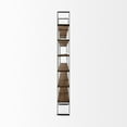 thumbnail image 3 of Black Iron Framed Wooden Shelving Unit, 3 of 5
