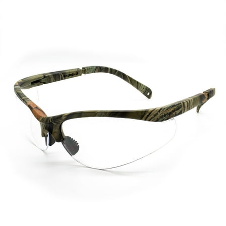 Safety Vu Rimless Safety Glasses, Camo/Clear