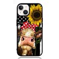 thumbnail image 1 of Cow With Tie SuNflower iPhone 14 Plus Case,iPhone 13 Pro, 1 of 3