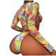 thumbnail image 4 of Conjunto de bikini de moda de verano para mujer, traje de baño con estampado de tres piezas, traje de baño con cordones, ropa de playa Fridja nalpqowj55375, 4 of 9