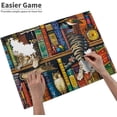 thumbnail image 4 of Puzle HUOGUO Funny Cat, 500 piezas, para adultos, 51 x 38 cm, 4 of 5