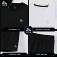 thumbnail image 4 of RBX Boys Activewear Set with Performance Mesh Jersey Tees and Athletic Gym Shorts 3 Piece Outfit, 4 of 7