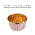 thumbnail image 4 of Uxcell Gold Pink Plaid Cupcake Cups, Aluminum Foil Standard Cupcake Liners 100 Pack, 4 of 6