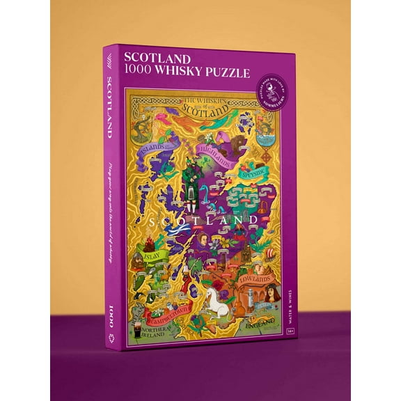 Scotland Whisky Map Puzzle