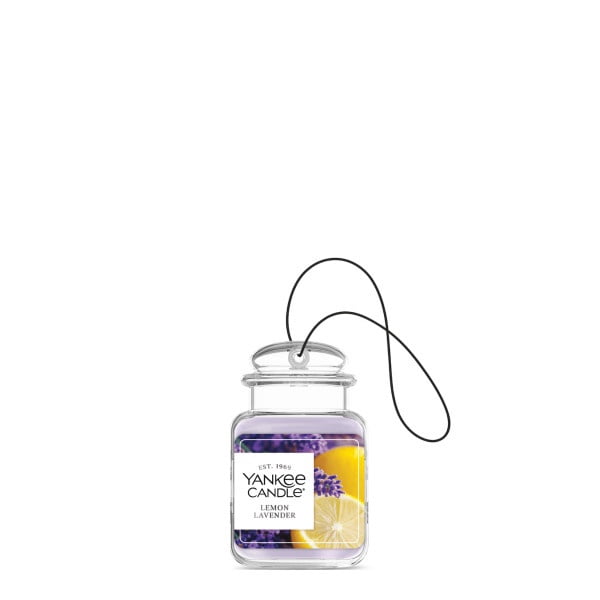 Yankee Candle Car Jar Ultimate Hanging Car Air Fresheners, Lemon Lavender, 0.96 oz (Pack of 4)