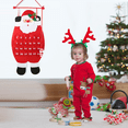thumbnail image 5 of Santa Christmas Advent Calendar, 3D Felt Hanging Advent Calendar Reusable Countdown to Christmas Calendar for Kids Christmas Decorations Gifts, 5 of 7