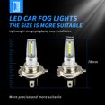 thumbnail image 5 of 2 pieces Car LED Headlight 3030 H4 8LED Headlight Motorcycle LED Bulb, 5 of 5