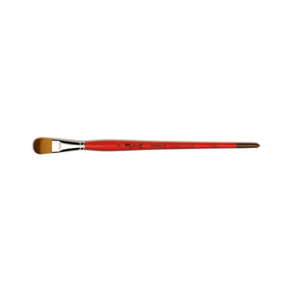 Raphael Kaerell Long Handle Oil & Acrylic Brush, Filbert, Size 20