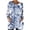 Multicolor#3, variant on Women's Bohemian Print Long Sleeve Top, Ethnic Paisley Pocket Blouse Loose Fit Tunic, Plus Size Casual & Festival Wear, Sizes S-2XL