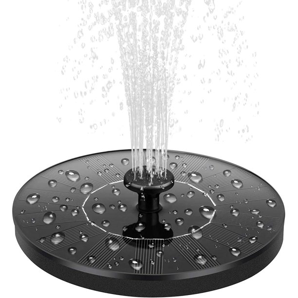 Solar fountain, solar pond pump garden water pump with 1.4W