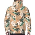 thumbnail image 7 of Salouo Tropical Leaves Flower Pattern Men's Fall Hoodie Sweatshirt,Sport Hoodie with Pockets for Men Pullover Casual Hooded Sweatshirt-4X-Large, 7 of 7