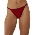 Hanes Originals Women's String Bikini Underwear 3-Pack Soft Bamboo