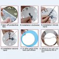 thumbnail image 5 of Decoración de relojes de pared, decoración de pared de salón, decoraciones del hogar para sala de estar, reloj de pared para decoración de sala de estar plateado oso de fresa Electrónica, 5 of 5