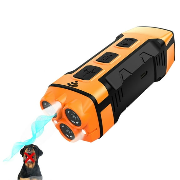 Dog Bark Deterrent Device, 3X Ultrasonic Anti Barking, Up to 33FT Long Range, Barks No More, Safe for Dogs Training, Indoor Outdoor Behavior Correct, Rechargeable Compact Bark Control for Dogs