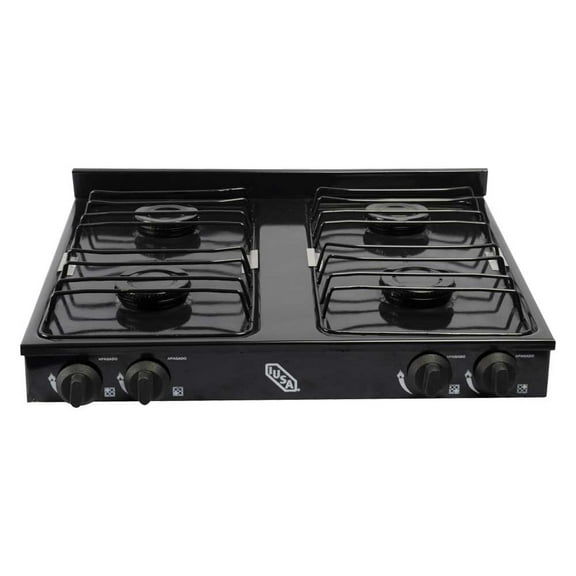 Parrilla a Gas 4 Quemadores Iusa negro