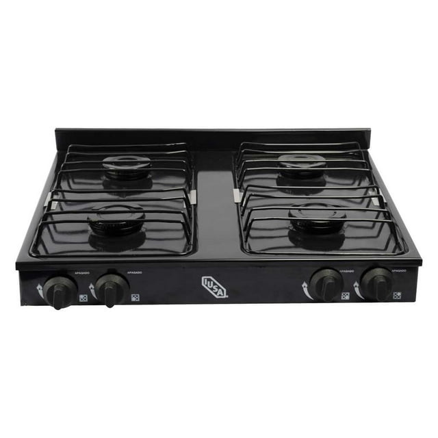 Parrilla a Gas 4 Quemadores Iusa negro