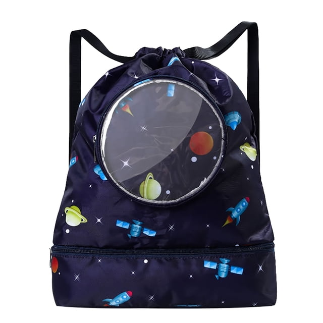 Mochila de Natación en la Playa, Mochila de Gimnasio de Gran Capacidad Compáctogo Diseño Portátil para Niños para Abrenamiento