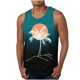 thumbnail image 1 of Camiseta sin mangas de cuello redondo para hombre, moda informal de verano, chaleco holgado, estampado deportivo, camiseta sin mangas de cuello redondo, blusa de poliéster para hombre, 1 of 3