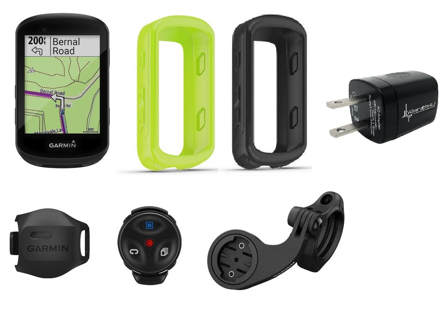 Garmin Edge 530 GPS Cycling Computer with MTB Garmin Silicone Case and Wearable4U Wall Charging Adapter - Walmart.com