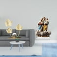 thumbnail image 2 of Figura decorativa de metal con flores y hojas, ideal para decorar , estantes y armarios. Material: hierro. Apta para regalar., 2 of 8