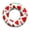 Red, variant on Fruit Themed Inflatable Swim Ring for Outdoors, 29.5 inch Anti-Roll Thickened Pool Float Swimming Aid for Water Sports Relief and Training(Watermelon)