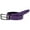 Purple, variant on Mk Socks - Cut to Fit - Youth Leather Softball, Baseball Belt (Pink)