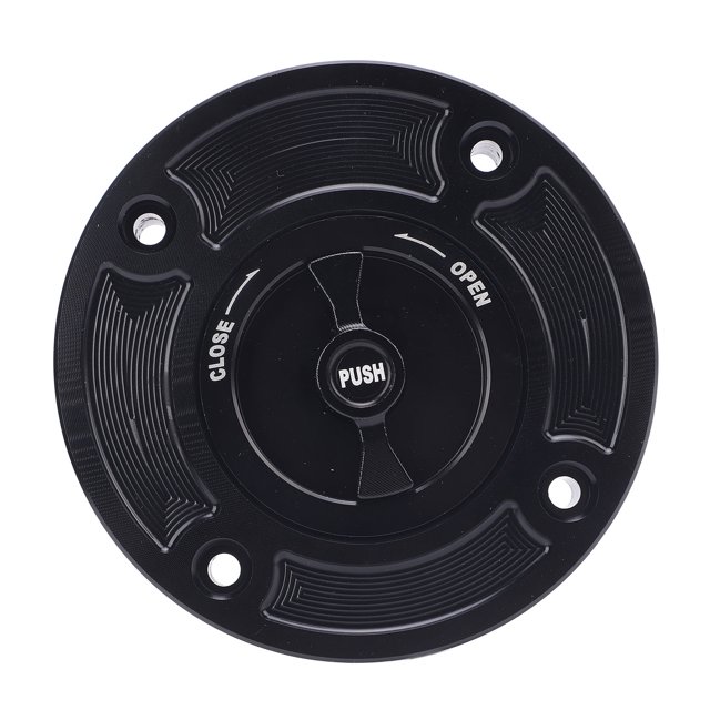 CUBIERTA DEL TANQUE DE ACEITE DE GAS DE LA MOTOCICLETA, Presione y Gire la Tapa del Tanque de Combustible de Motocicleta de aluminio CNC de aluminio. Evite El Sellado Seguro para