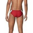 thumbnail image 3 of Speedo Men's Adult Edge Splice Brief - Team Black/Red, Size: 38, 3 of 3