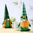 2 Pack St.Patrick's Day Gnome Plush Doll Green Irish Decorations ...