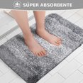 thumbnail image 4 of Tapete de Baño Alfombra Antideslizante, Tapete para Piso Lavable a Máquina con Microfibras Suaves Absorbentes de Agua, Baño de Felpa Gruesa, Tapete Absorbente para Baño, Cocina, Salón, 4 of 4