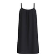 thumbnail image 1 of Ropa Playa Ocean Pacific para Mujer Vestido Sin Mangas con Elástico en Escote y Tirante Delgado Negro Talla M, 1 of 4