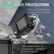 Compatible Airpods Pro 2nd Generation Case Cover with Lock, Sherry Military Cool Armor AirPod Pro 2 Case TPU for Men Women with iPod Pro 2 Shockproof Protective Case for Air Pod Pro 2nd Gen 2022