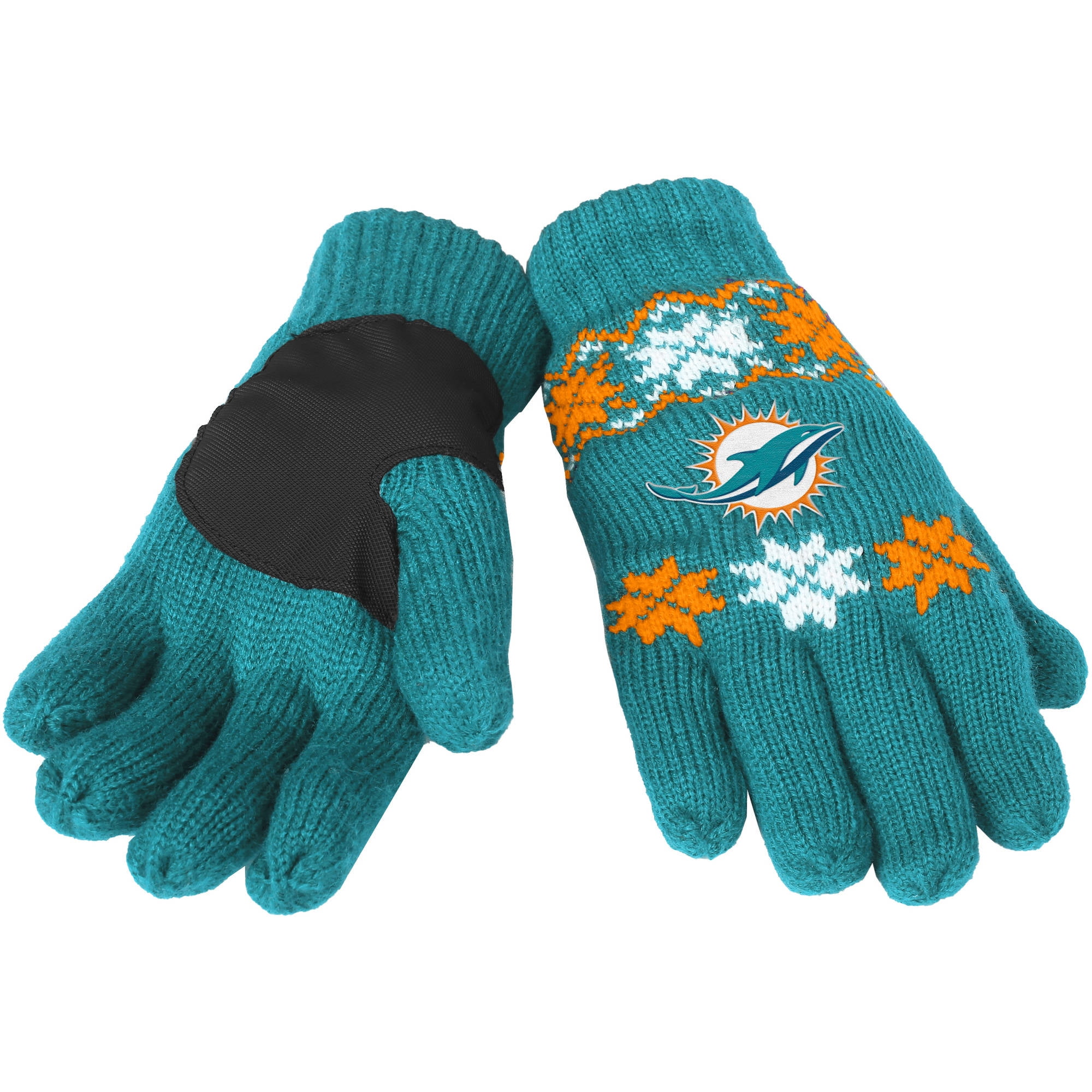 Miami Dolphins Multi Color Team Knit Glove