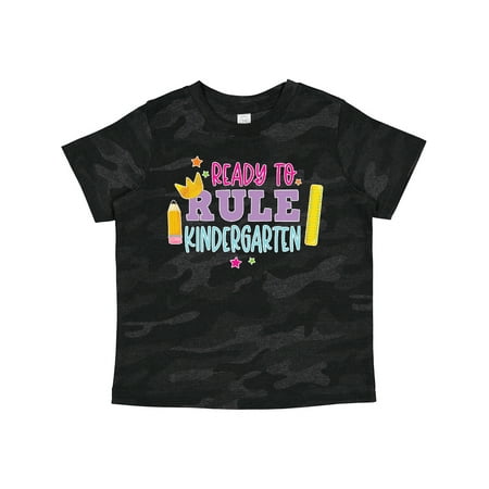 

Inktastic Ready to Rule Kindergarten Back to School Gift Toddler Toddler Girl T-Shirt