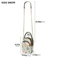 thumbnail image 2 of FORMRS Crossbody Bag for Women Shoulder Cell Phone Purse with Zipper, Floral Easter Eggs, 2 of 7