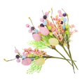 thumbnail image 1 of Easter Egg Floral Stems Plastic Branches for 4Pcs Holiday Decor, 1 of 5