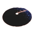 thumbnail image 2 of KLL Christmas Tree Skirt,Party Decorations Farmhouse for Christmas Decorations Holiday Party 30" -Black Blue Glitter Sparkles, 2 of 6
